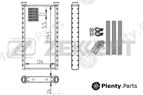 Zekkert MK-5133 — Heat Exchanger, interior heating