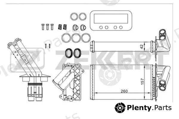 Zekkert MK-5069 — Heat Exchanger, interior heating