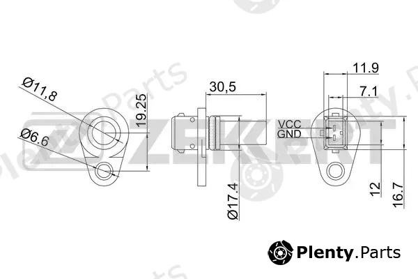 Zekkert SE-8500 — Sensor, speed
