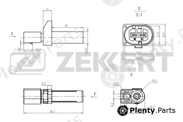 Zekkert SE-4040 — Sensor, crankshaft pulse