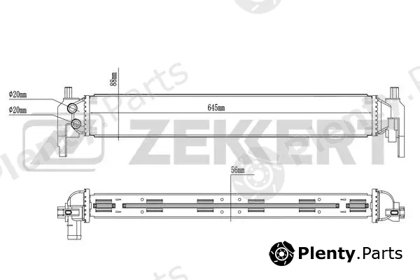 Zekkert MK-1017 — Radiator, engine cooling