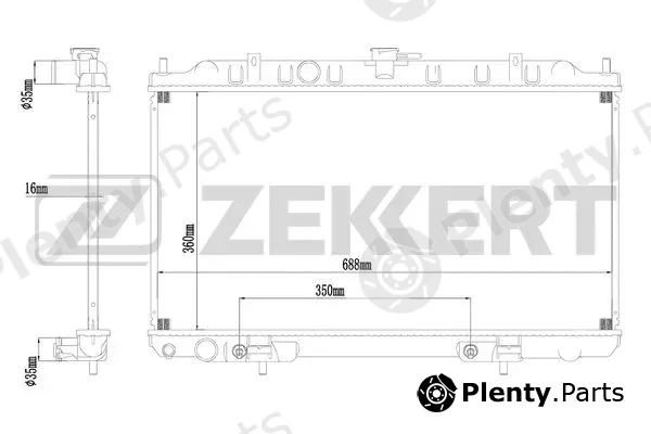 Zekkert MK-1013 — Radiator, engine cooling