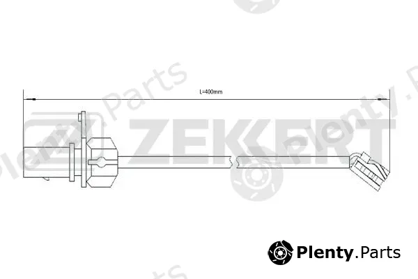Zekkert BS-8097 — Warning Contact, brake pad wear