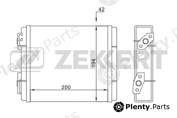 Zekkert MK-5107 — Heat Exchanger, interior heating