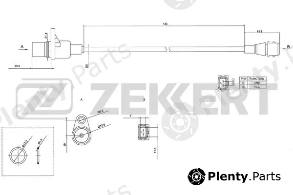 Zekkert SE-4017 — Sensor, crankshaft pulse