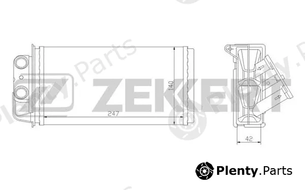 Zekkert MK-5036 — Heat Exchanger, interior heating