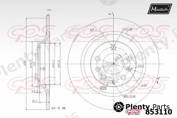 Maxtech C0102606 — Piston Ring