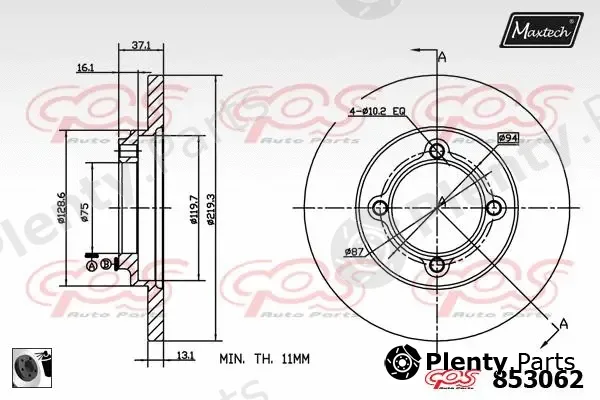 Maxtech 70200683 — Repair Kit, brake caliper