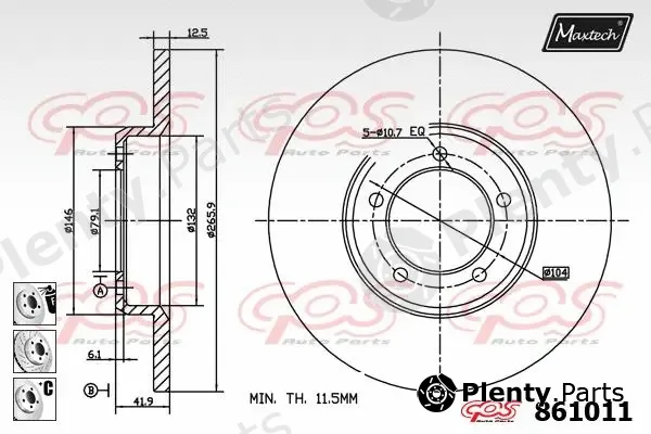 Maxtech 70200560 — Repair Kit, brake caliper
