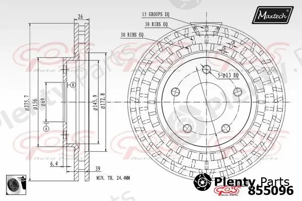 Maxtech 6271019 — Brake Caliper