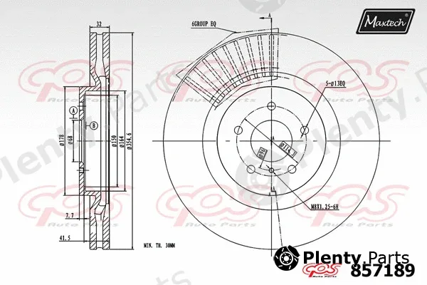 Maxtech C0101603 — Piston Ring
