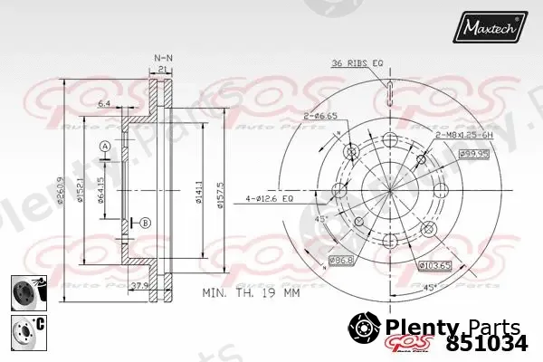 Maxtech C0104003 — Sleeve Kit, engine