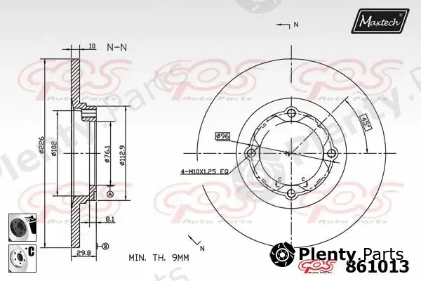 Maxtech 70200648 — Repair Kit, brake caliper