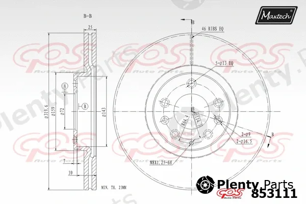 Maxtech C0104604 — Piston Ring