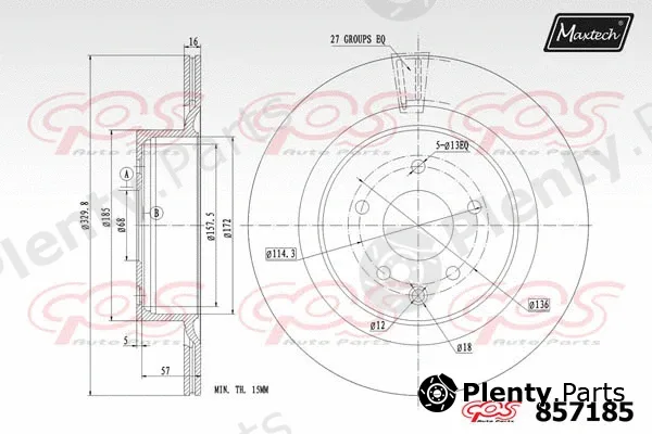 Maxtech C0101002 — Sleeve Kit, engine