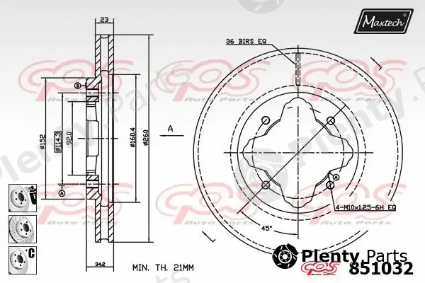 Maxtech R0102703 — Piston Ring Kit