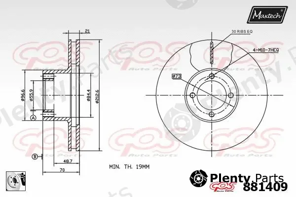 Maxtech 5273005 — Steering Knuckle, wheel suspension