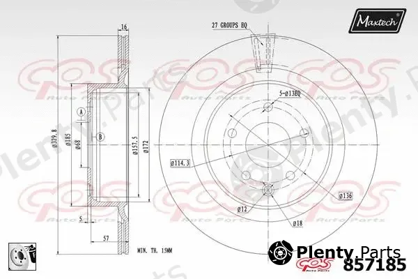 Maxtech C0101008 — Sleeve Kit, engine