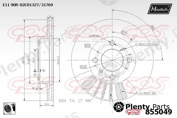 Maxtech 5271510 — Steering Knuckle, wheel suspension