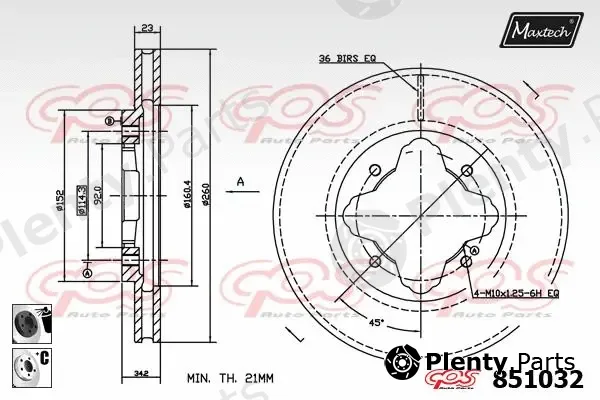 Maxtech R0102700 — Piston Ring Kit