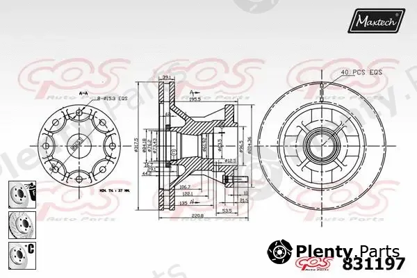 Maxtech 71810337 — Guide Bolt, brake caliper