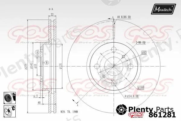 Maxtech R0102702 — Piston Ring Kit
