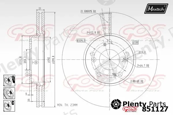 Maxtech C0101611 — Piston Ring