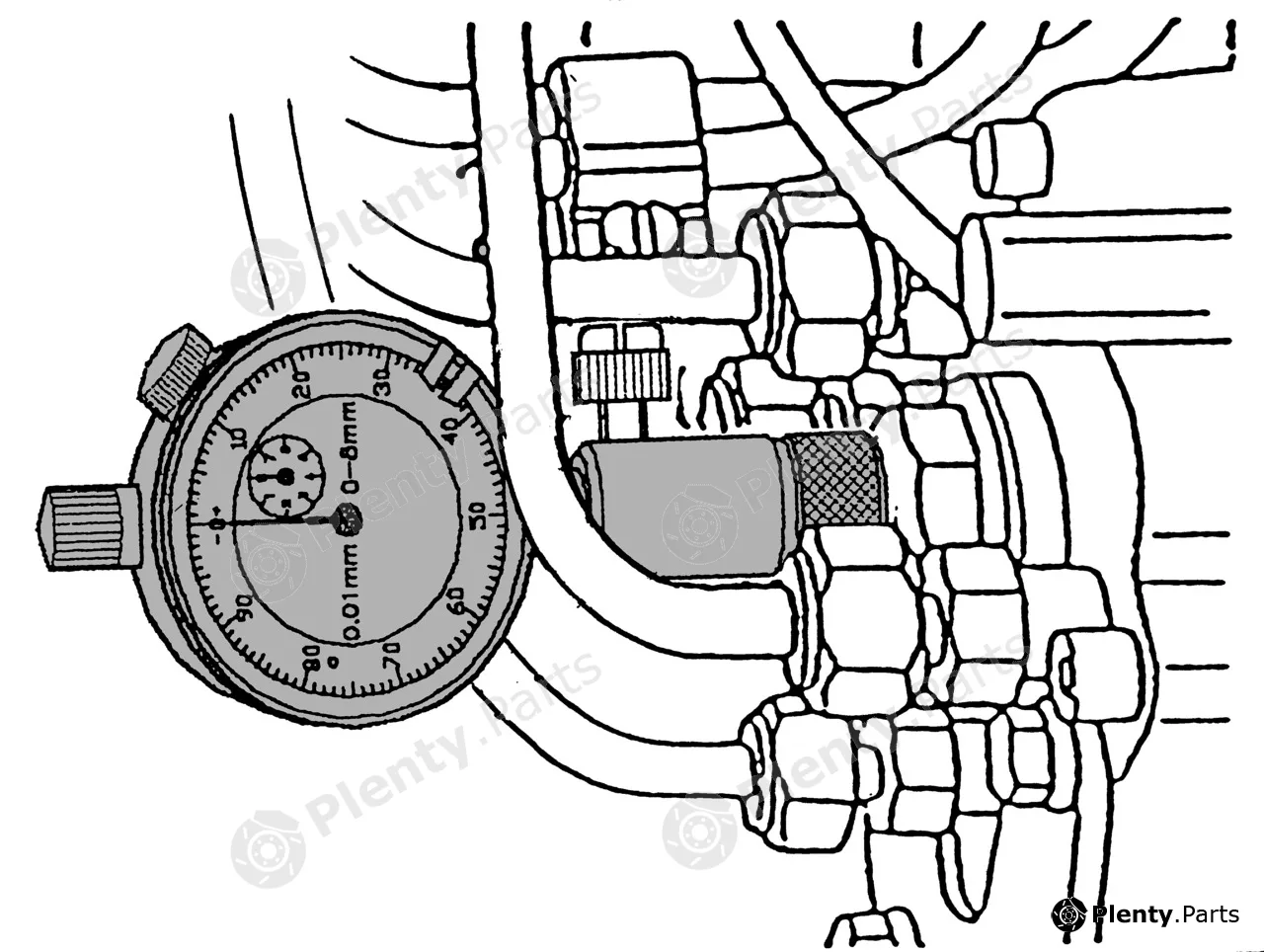 Gedore KL-0128-1 — Dial Gauge