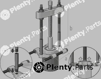 Gedore 1.41/1 — Puller Device, ripping knife