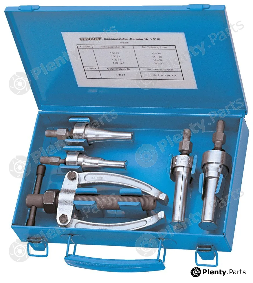 Gedore 1.31/0 — Internal Extractor Set