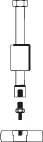 Gedore 1.81/2 — Adapter Set, impact puller