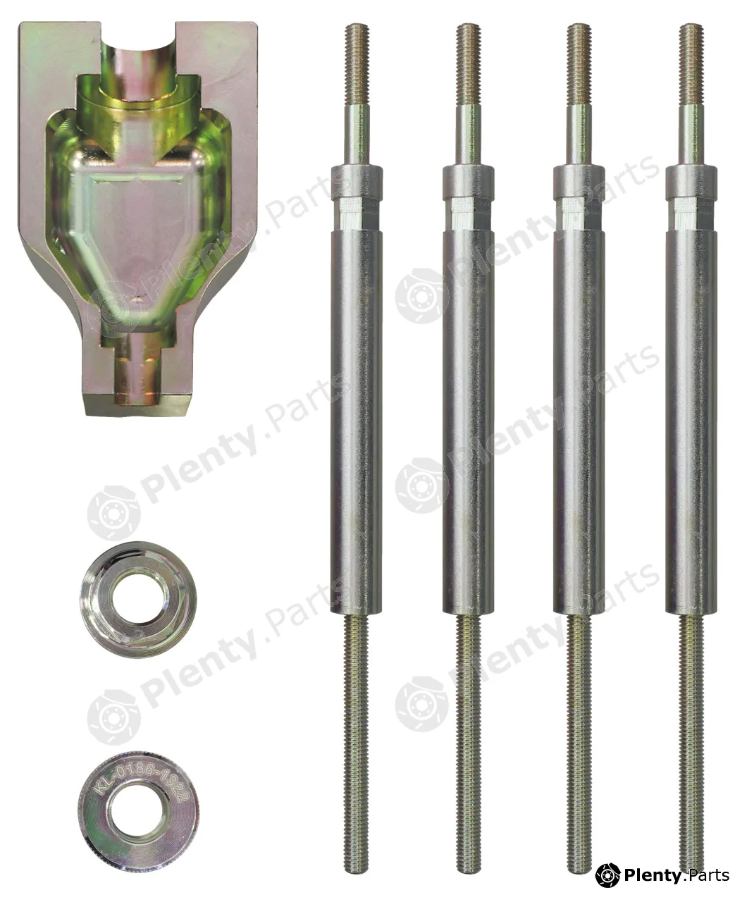 Gedore KL-0186-132 — Expansion set, injector extractor