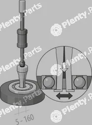 Gedore 1100CT2-1.30 — Puller Set