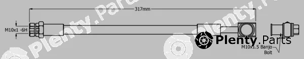 Juratek JBH1584 — Brake Hose