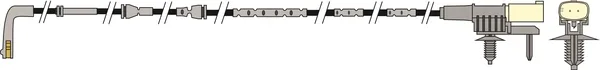 Juratek JCW353 — Warning Contact, brake pad wear