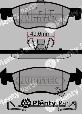 Juratek JCP8076 — Brake Pad Set, disc brake