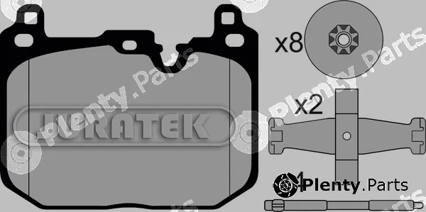 Juratek JCP8231 — Brake Pad Set, disc brake