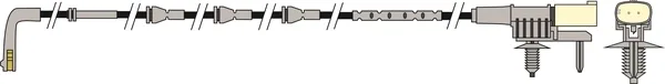 Juratek JCW358 — Warning Contact, brake pad wear