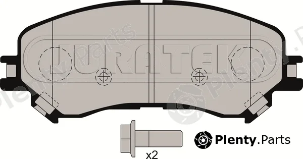 Juratek JCP8216 — Brake Pad Set, disc brake