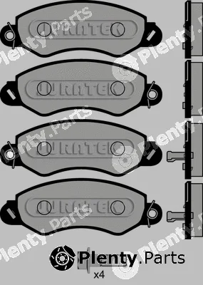 Juratek JCP114 — Brake Pad Set, disc brake