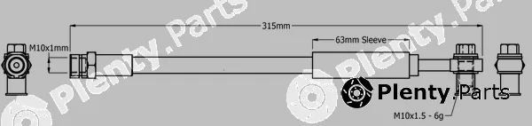 Juratek JBH1440 — Brake Hose