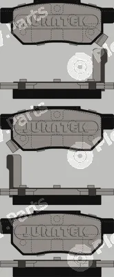 Juratek JCP621 — Brake Pad Set, disc brake