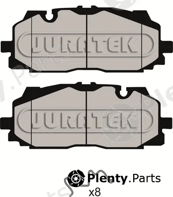 Juratek JCP8163 — Brake Pad Set, disc brake