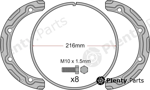 Juratek VOL108K — Brake Disc