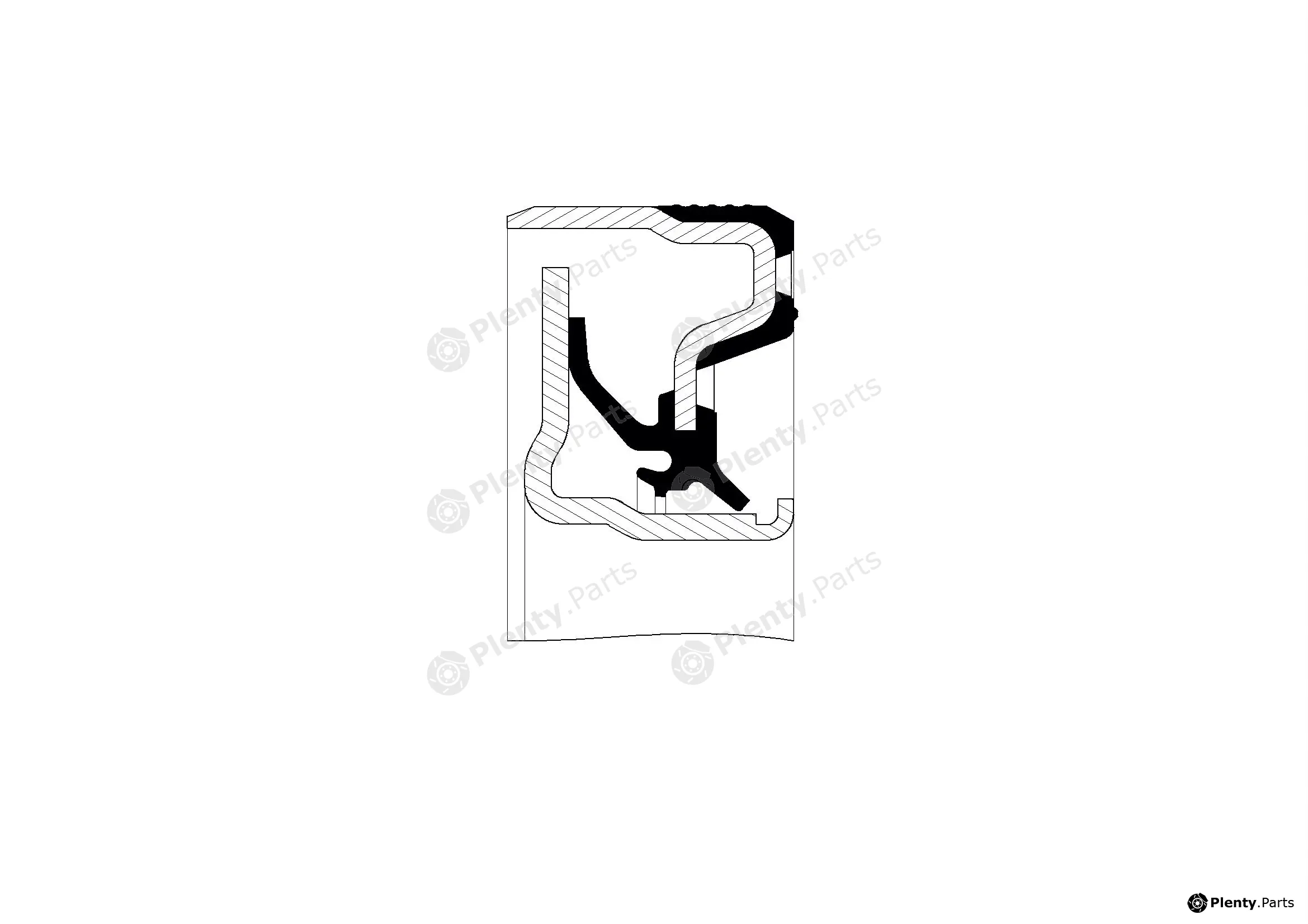 SKT 410493-V — Shaft Seal, crankshaft