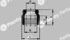 SKT 4S-021-V — Seal Ring, valve stem