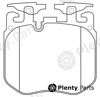 FIT FP1868 — Brake Pad Set, disc brake