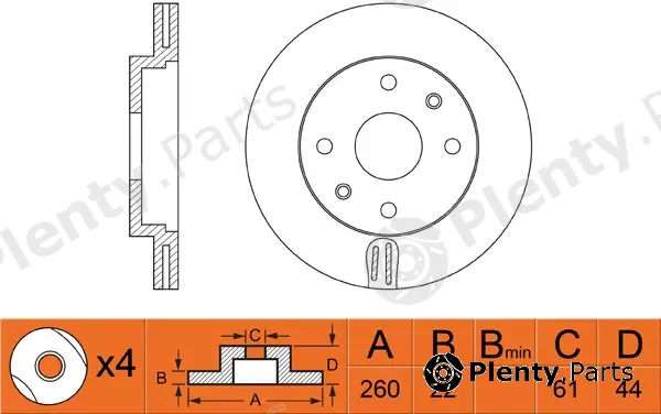 FIT FR0300V — Brake Disc