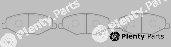 FIT FP1400 — Brake Pad Set, disc brake