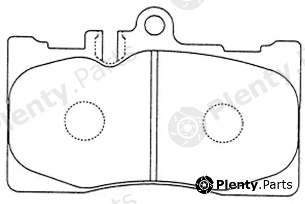FIT FP0870 — Brake Pad Set, disc brake